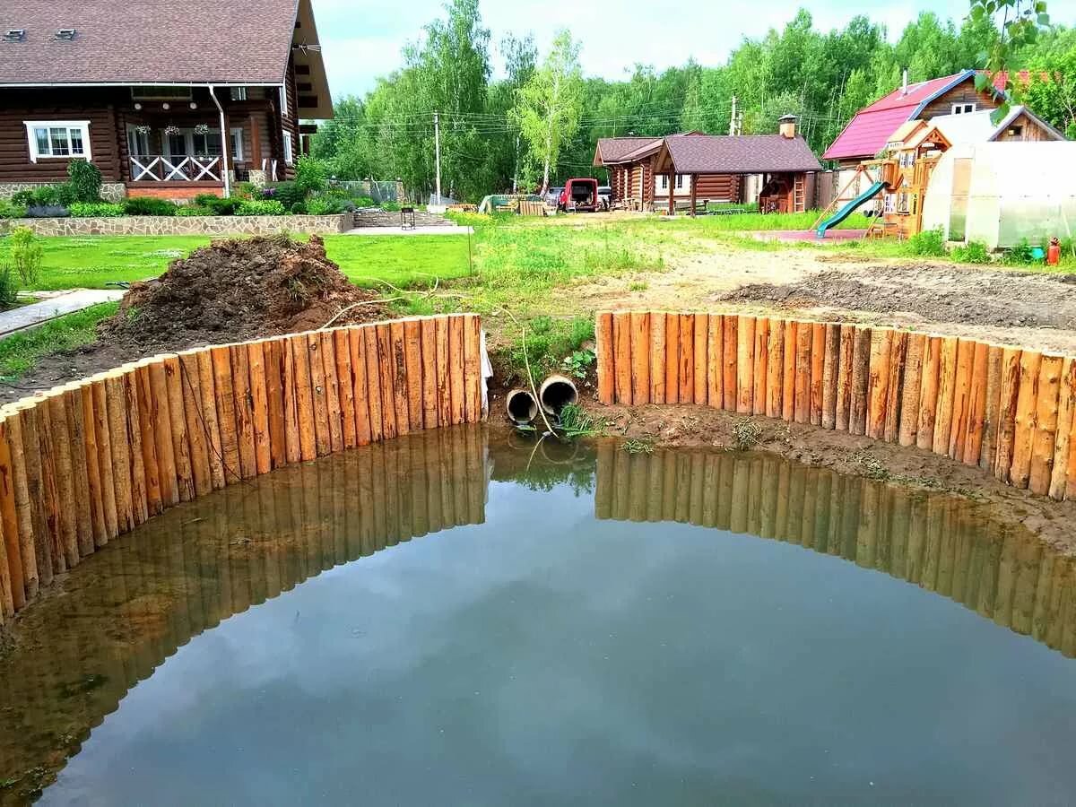 Как построить пруд на даче своими руками?